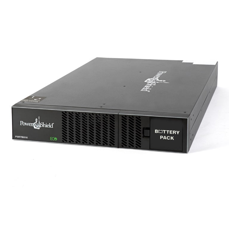 PowerShield Extended Battery Module for PSCERT6000L & PSCERT10KL, 2U, 16 batteries, enhances runtime and reliability PowerShield Extended Battery Module for PSCERT6000L & PSCERT10KL, 2U, 16 batteries, enhances runtime and reliability